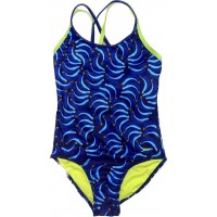 MAIÔ SPEEDO JUNIOR CROSS DUO BANANA - BANANA AZUL